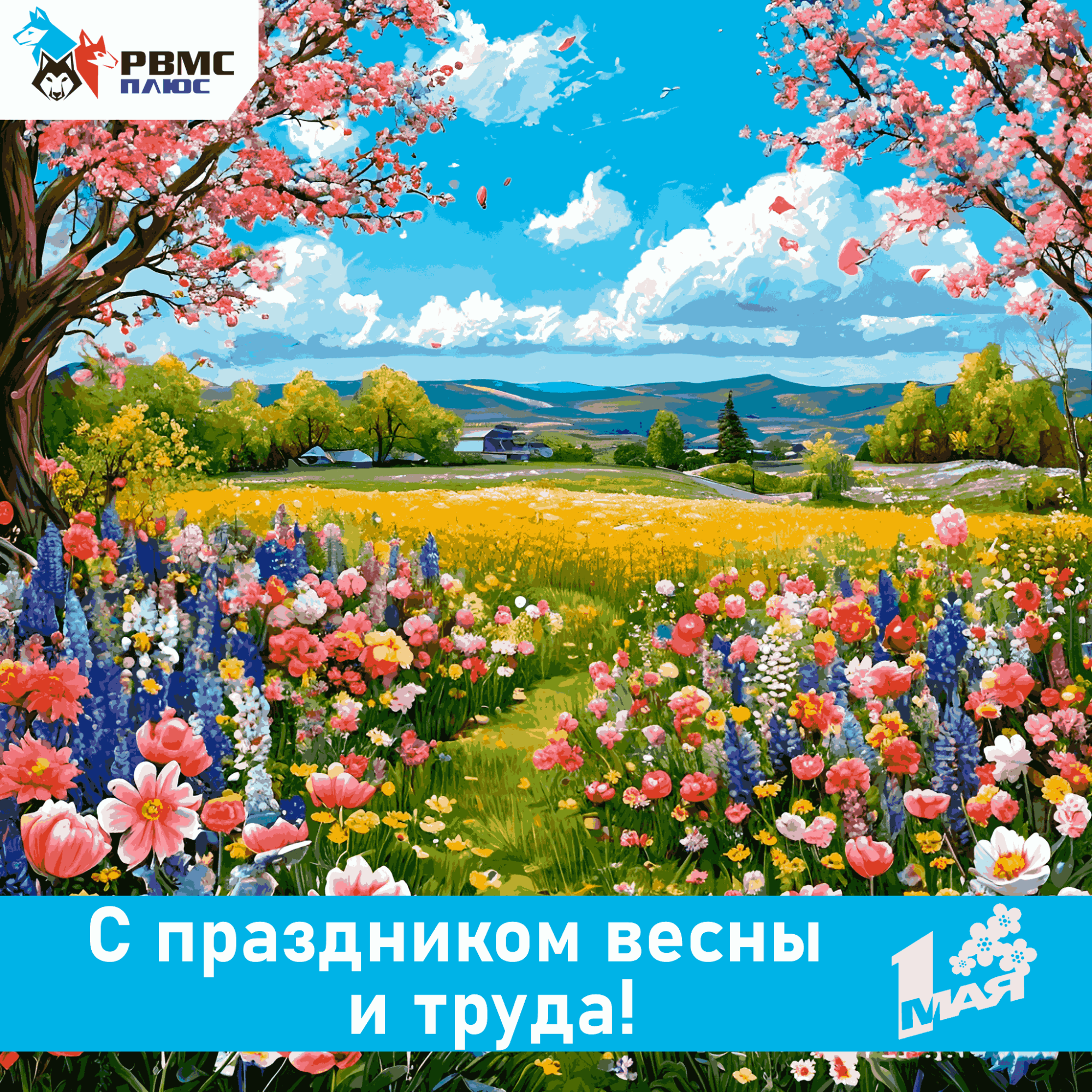 Поздравляем с Праздником Весны и Труда! Поздравляем с Праздником Весны и Труда!