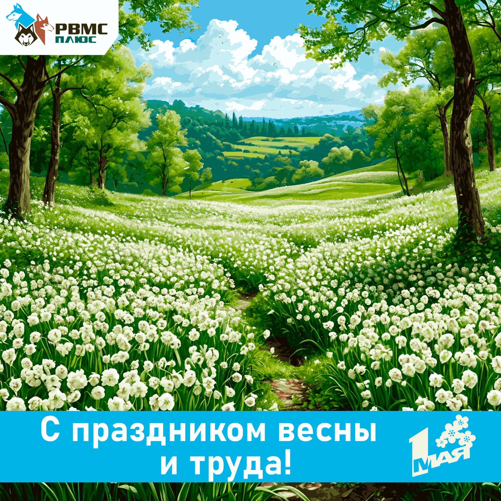 Поздравляем с Праздником Весны и Труда!